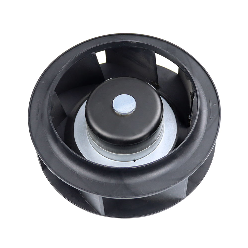 133mm dc 24v 48v 后弯式塑料排气离心风扇